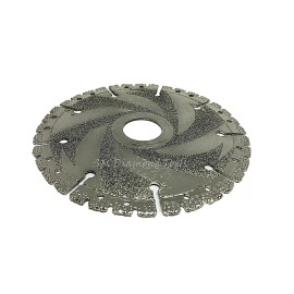 JMJ Diamond Tools 3-pack: 4.5-inch Segmented Laser Welded Diamond Blade Cutting Ductile in Wet/Dry