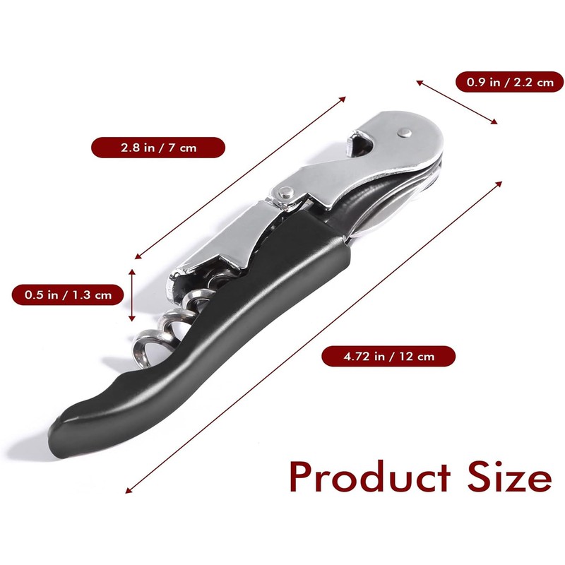 Kit-Home Professional Waiter Corkscrew Wine Openers Set (4 PCS),Upgraded with