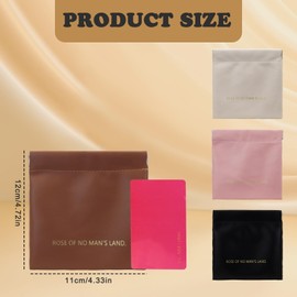 Energather Coin Pouch 2pcs, PU Leather Coin Bag Small Coin Purse for Women, Mini Coin Purse Coin Wallet with Shrapnel Closure for Keys, Changes, Earphone (Style 1)