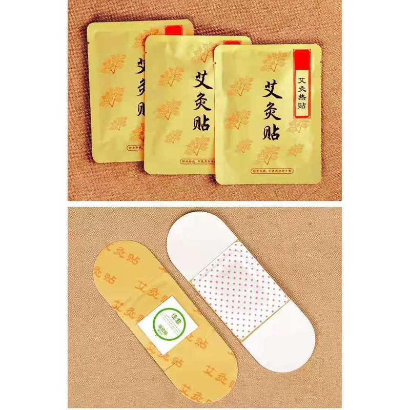 15 Pcs Moxibustion Patch Pure Nature Moxa Sticker Pads Chinese