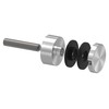 STEINBACHER© Stainless steel glass dot holder, diameter 30 mm, connection: