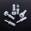 BOXOB 6 Pcs Bi-Fold Door Top Roller Guide Wheel and