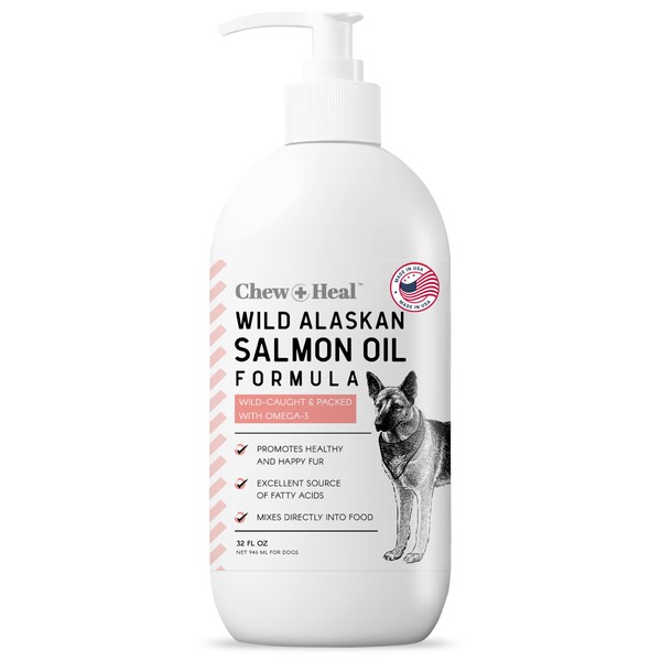 Chew + Heal Labs Wild Alaskan Salmon Fish Oil for