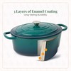 Larder & Vine Enameled Cast Iron Dutch Oven with Lid