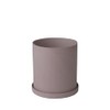 blomus - Nona Herb Pot Size L Warm Red/Brown Tone,