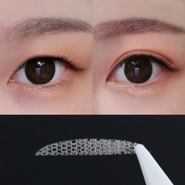 Jule nude lace double eyelid tape, transparent double eyelid, 1 set, 5. parallel large / 쥴레 누드 레이스 쌍커풀 테이프 티안나는 쌍테, 1세트, 5.평행대형