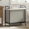 WOWLIVE Laundry Hamper 3 Section, 120L Rolling Laundry Basket with