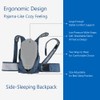 WoodyKnows Side Sleeping Bag with and Chest Strap, Sleep Position