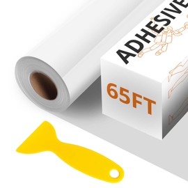 HTVRONT HTVRONT White Permanent Vinyl - 12" x65FT Glossy White Vinyl for Cricut, Silhouette Cameo & Other Cutters - Party & Home Decoration Sticker