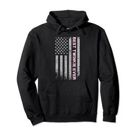 Best Twinkie Ever With US American Flag Vintage Mother's Day Pullover Hoodie