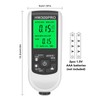 Digital Coating Thickness Gauge High Accuracy Anti Slip Paint Mil