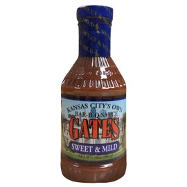 Gates Sweet & Mild Bar-B-Q Sauce, 18 Ounce, Kansas City Style Barbecue Sauce