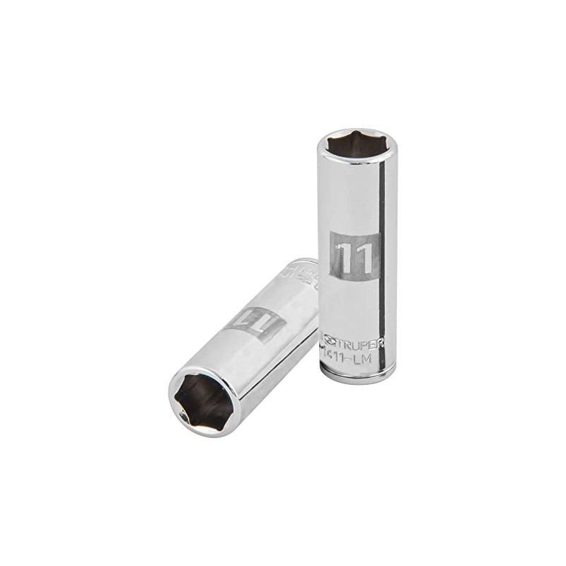 Truper D-1411-LM, Dado largo de 6 puntas mm, 11 mm,