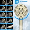Hibbent All Metal cUPC Certified Shower Head, 10'' High Pressure