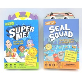 Hoyle 2 NEW kids card games by Hoyle SUEPR ME! & SEAL SQUAD
