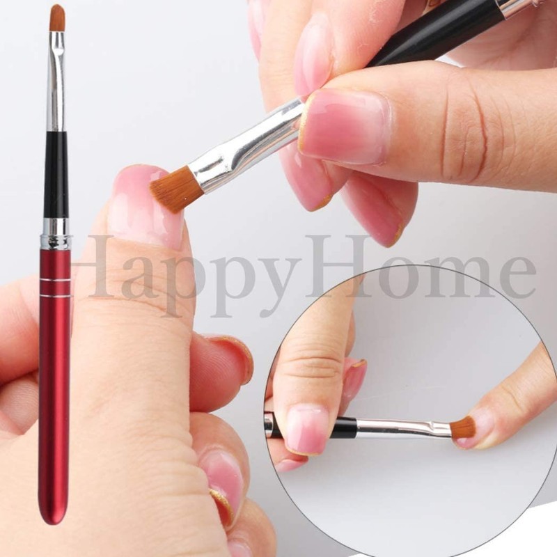 HappyHome Nail Brushes Set of 10 Round Extra Fine Liners