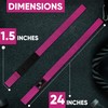 Big Muscle Wrist Straps for Weight Lifting - 24'' Lifting