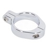 Motorcycle Headlight Mounting Bracket 39 to 41mm Bright Silver Surface