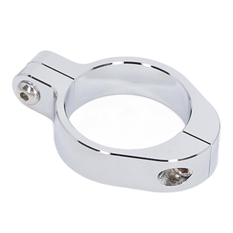 Motorcycle Headlight Mounting Bracket 39 to 41mm Bright Silver Surface