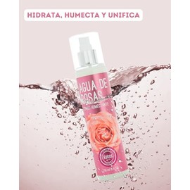KOKOS | Agua de Rosas Tónico Facial | Hidrata y calma tu piel al instante | Afina poros y equilibra el pH | Skin care | Agua de rosas | Ideal para piel sensible | 250 ml