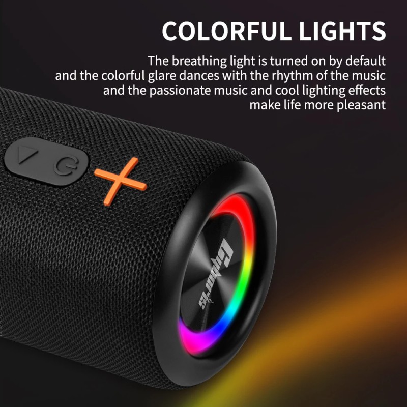 2 in 1 Dual Splittable BT5.3 Speaker, IPX6 Waterproof Blue-tooth