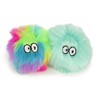 SmartyKat Fuzzy Friends Plush Catnip Ball Cat Toy, Set of