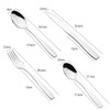 Jandson 48 Pieces Stainless Steel Silverware Set Service for 12,