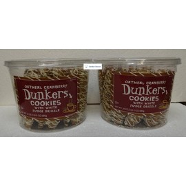 Trader Joe TJ Oatmeal Cranberry Cookies Dunkers 24oz 680g (2 Tubs)