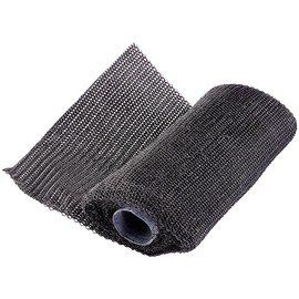 AGT Auspuff Reparaturband: Ultrafestes Fiberglas-Gewebe-Fixier- & Reparatur-Band (10 x 125 cm) (Auspuff Klebeband, Gewebebänder, Selbstverschweißendes)