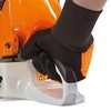 Spares2go Large Hi Visibility Chainsaw Comfort Safety Gloves - Size