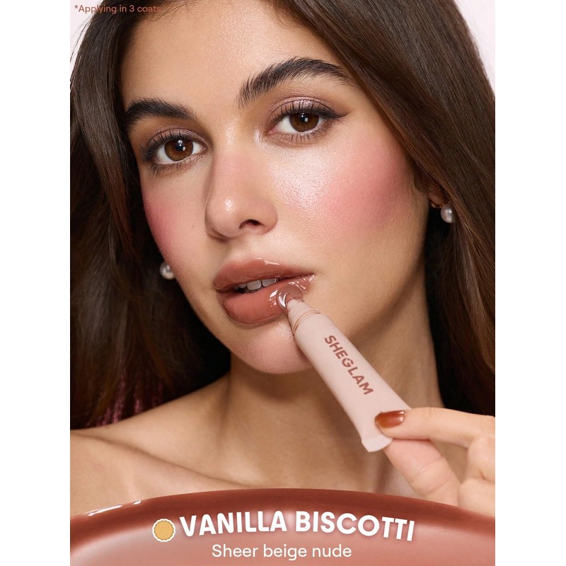 SHEGLAM Crystal Glaze Moisturising Lip Gloss Hydrating Jelly Long Lasting