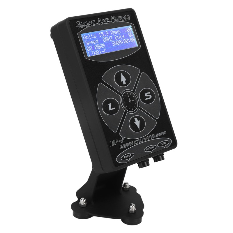 Tattoo Power Supply LCD Screen 2 Pedal Modes Timing Good