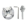 Zinc Alloy 4-Jaw Chuck Connecting Rod Self Centering Wood Turning
