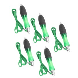 Pack of 5 Large Fat Weight Pens, Large, Easy Grip Pens for Parkinson's Tremor, Low Grip Strength or Arthritis, Non-Slip, Wide Grip Design, Retractable