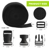REAQUE 5M Nylon Webbing Strap with 10 Pairs of Buckles,