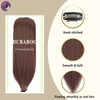 Dcbaboo Clip-In Hair Extensions, Straight, 8 Pieces, 60 cm, Clip-In