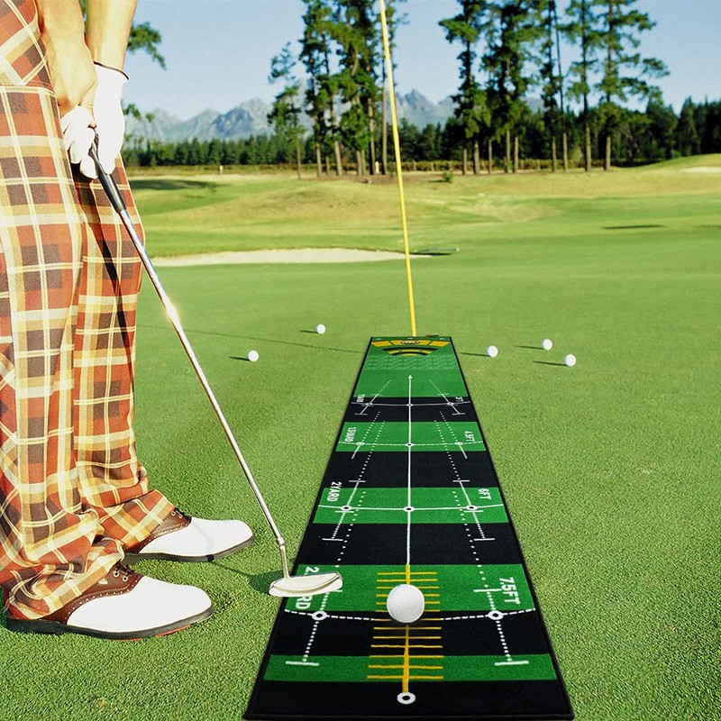 Symbiontia Golf Putting Green Mat 10 ft X 20 in