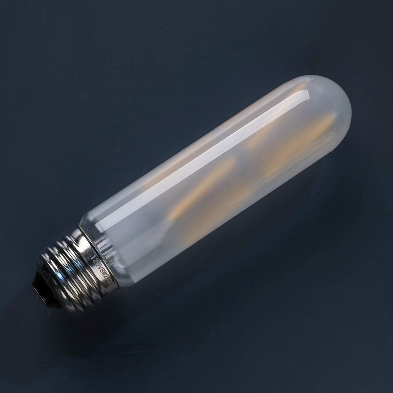 Leools T10 Led Frosted Bulb, 8W Dimmable Tubular LED Light