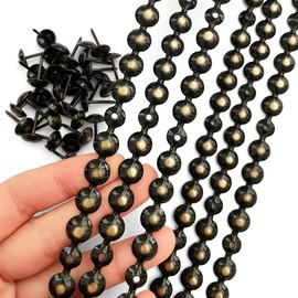 Let's Decorate 20 Meters Upholstery Tacks, Decorative Nail Strips/Nail Head Trims,Upholstery Sofa Tacks,Loosing Tacks Matched (9.5mm Bronze/20M)