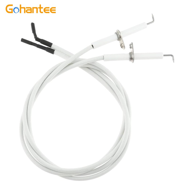 gohantee Igniter Ceramic Electrode, 2PCS Ceramic Igniter Electrode Replacement Parts,