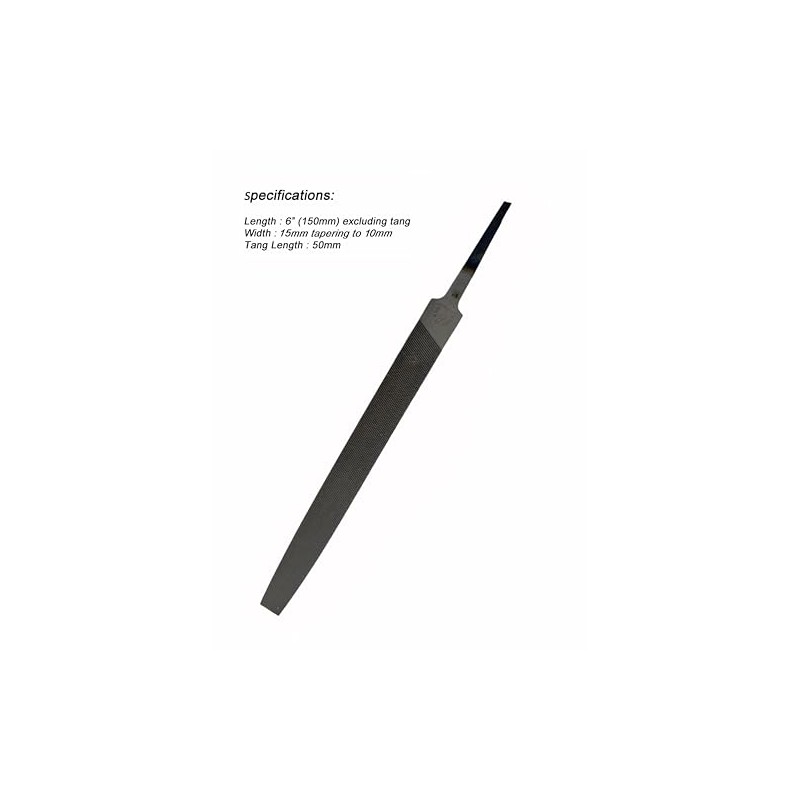 Proops Brothers Engineers File 6" 150mm Flat Bastard Coarse (F9603)