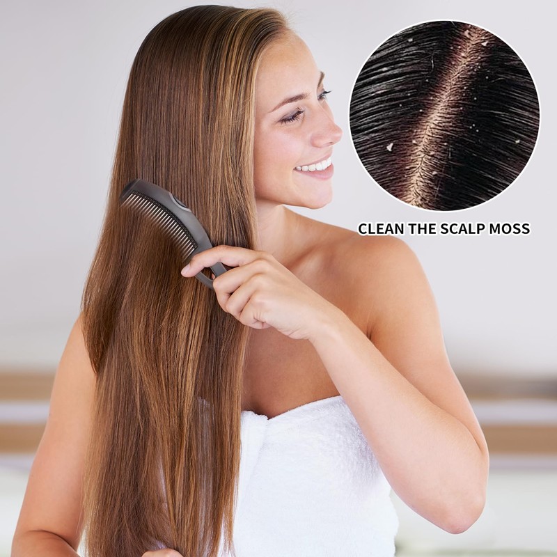 2 Stück Schuppenkamm,Kopfhaut Kamm Schuppen Dandruff Comb Massagekamm Massage Scalp