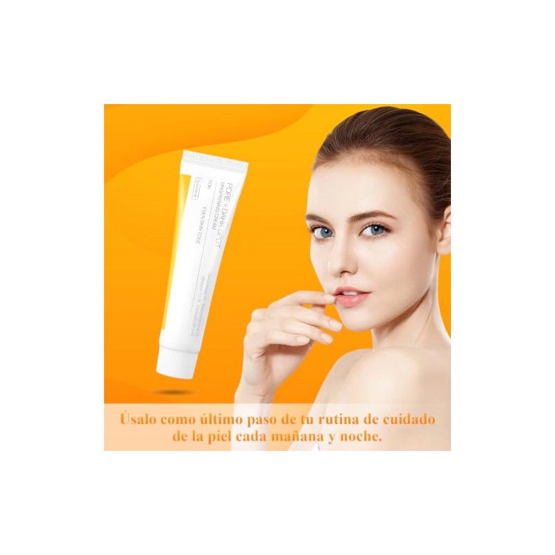 2PCS Crema Hidratante Facial para Atenuar las Manchas Oscuras