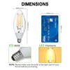 Eastiya Dusk to Dawn Outdoor LED Light Bulb, 5W Equivalent