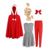 kegemor Christmas Who Lou Costumes Adult Women Red Dress with