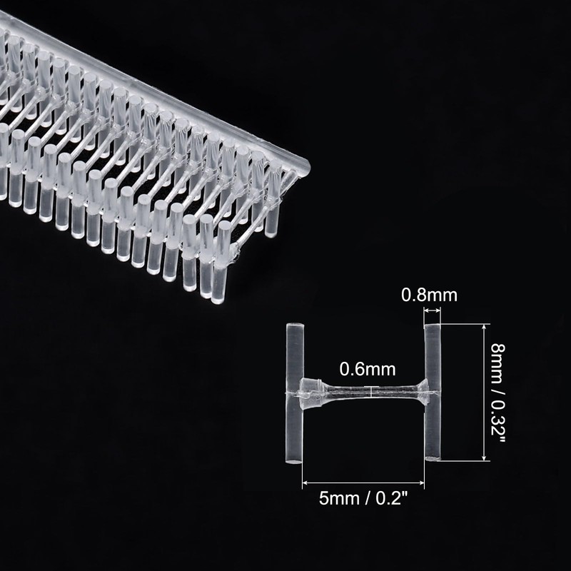 uxcell 1000pcs 0.2 Inch Micro Tagging Gun Fasteners, Tag Pins