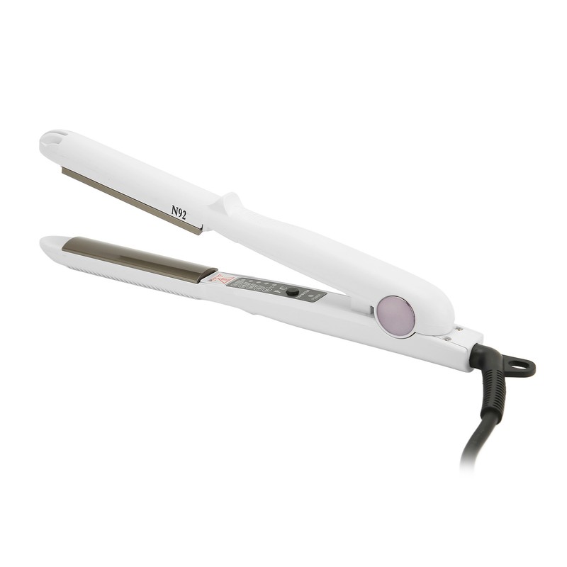 Hair Straightener Electronic Ceramic Fast Heating Curling Straightening Iron 100‑240V