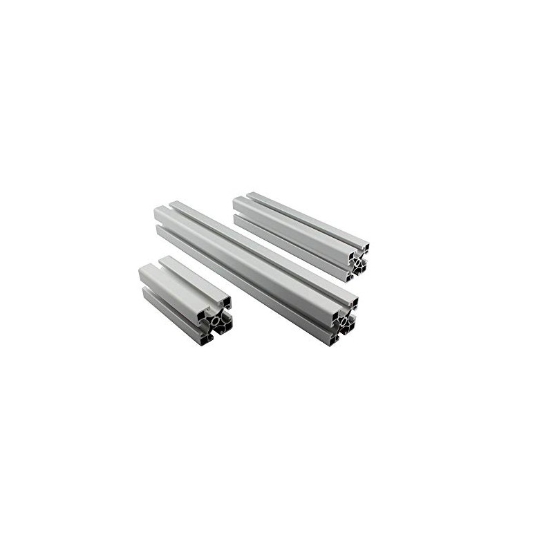 Aluminium Profile 40 x 40 mm Light Groove 8 Aluminium