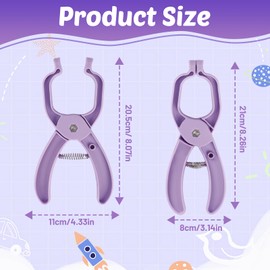 Safety Eye Pliers Tool - Eyes for Crochet Toys Attaching Auxiliary Tool, Safety Eyes Pliers Tool for Crochet Toys, Professional Safety Eyes and Noses Installation Tool for Toy Making Accessories