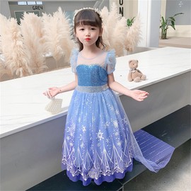 Qichenk Bluepurple 120 Dress, Children's Cosplay, Princess Dress, Halloween, Dress, Girls, Christmas Surprise, Costume, Children, Princess Dress, Birthday, Party, Shichi-Go-San Celebration